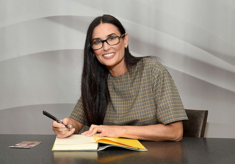 PHOTO: Actress Demi Moore attends the signing of her memoir "Inside Out" at Barnes & Noble Union Square on Sept. 24, 2019 in New York City.