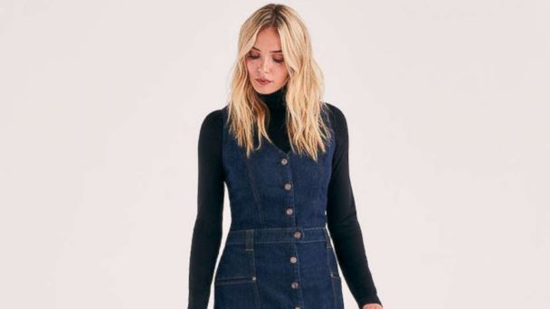 utility denim dress