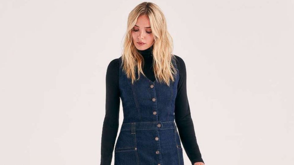 Utility Denim Mini Dress