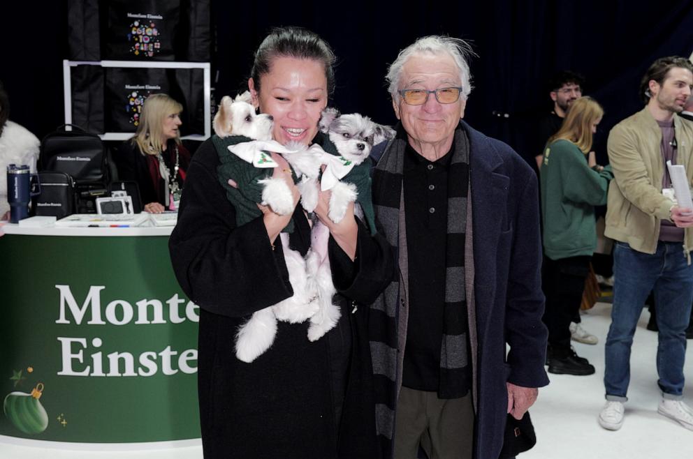 PHOTO: In this Dec. 13, 2024, file photo, Tiffany Chen and Robert De Niro attend an event at Madison Square Garden in New York.