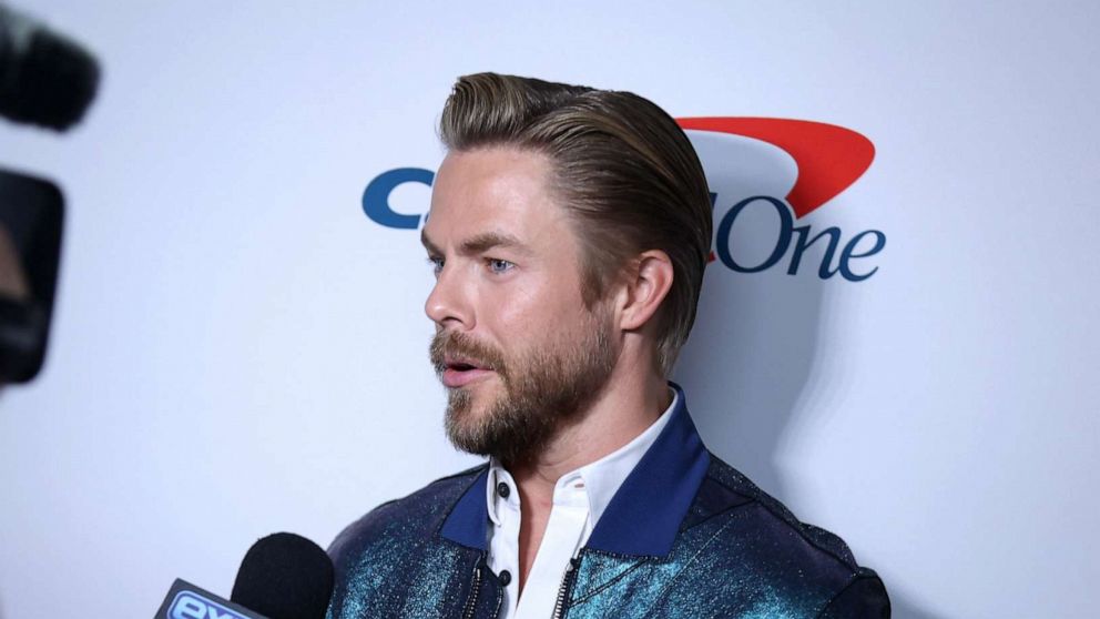 PHOTO: Derek Hough at the 2021 iHeartRadio Music Festival, Sept. 18, 2021, at T-Mobile Arena in Las Vegas.