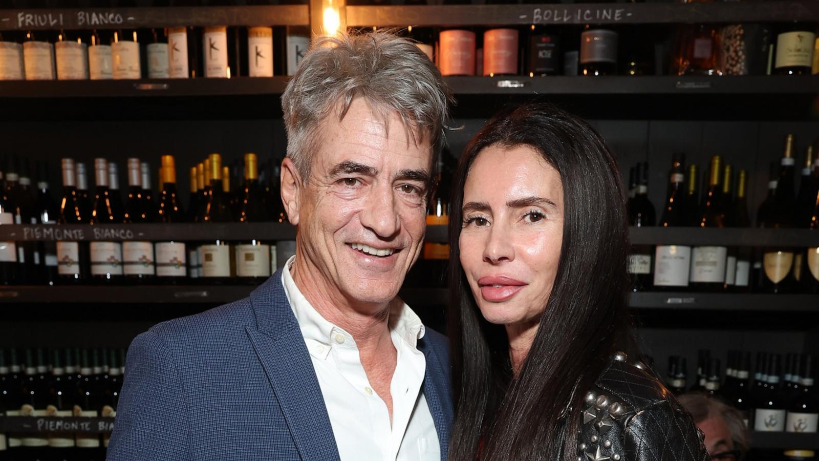 PHOTO: Dermot Mulroney and Prima Apollinaare seen at Roadside Attractions' "Somewhere In Queens" Reception at Terroni on January 14, 2024 in Los Angeles, California.