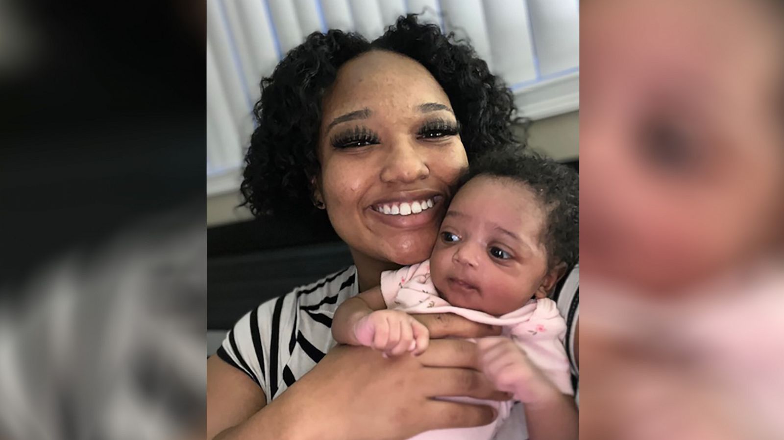 PHOTO: Mom Deshai Fudd smiles for a photo while holding her daughter Dariya.