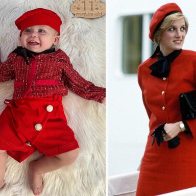 PHOTO: David and Macey Wysong dressed their daughter Dianna in different outfits inspired by Princess Diana's looks.