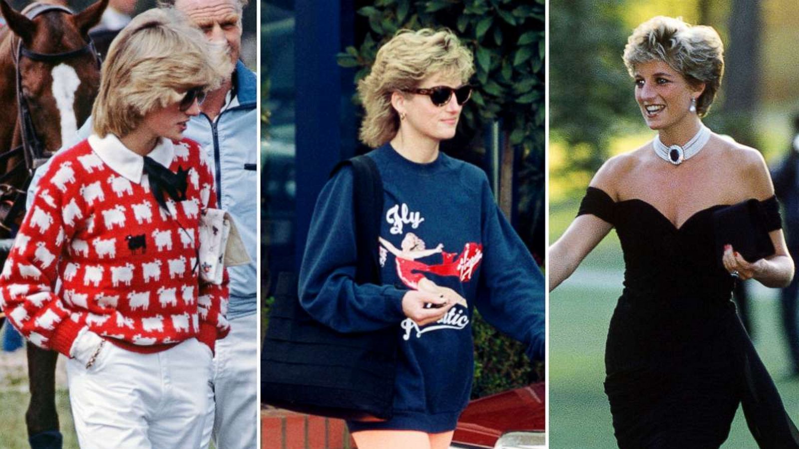 PHOTO: Diana, Princess of Wales at a polo match in Windsor, June 1983. | Princess Diana leaves a London health club on Jan. 24, 1996. | Princess Diana at the Serpentine Gallery in London, June 1994.