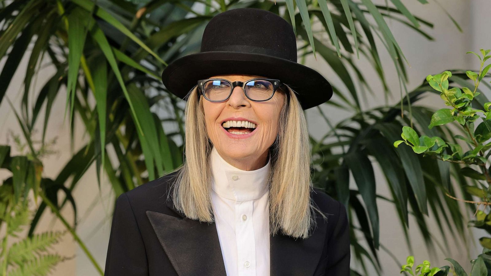 PHOTO: Diane Keaton attends the Ralph Lauren SS23 Runway Show at The Huntington Library, Art Collections, and Botanical Gardens, Oct. 13, 2022, in San Marino, Calif.