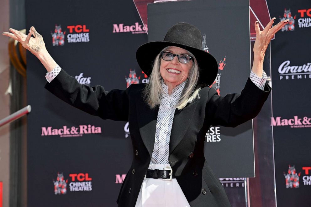 PHOTO: Diane Keaton is honored with a Hand and Footprint Ceremony at TCL Chinese Theatre, Aug. 11, 2022, in Hollywood, Calif.