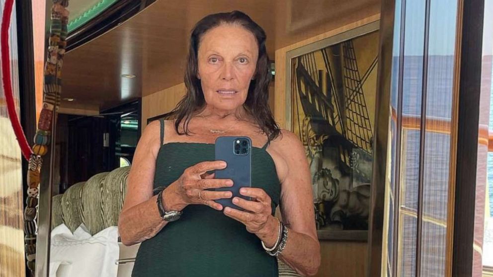 VIDEO: Diane von Furstenberg posts swimsuit selfie celebrating her 74th birthday