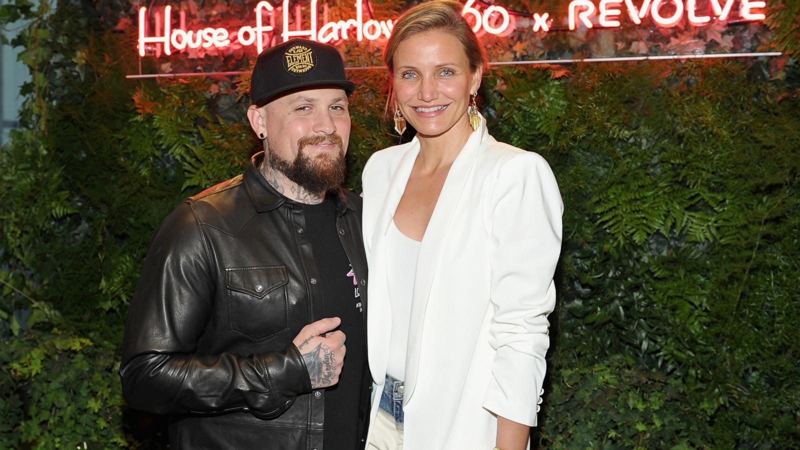 PHOTO: Guitarist Benji Madden and actress Cameron Diaz on June 2, 2016 in Los Angeles.