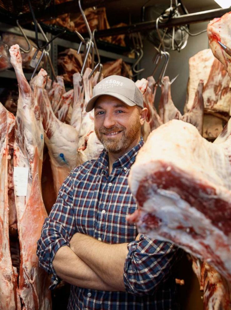 PHOTO: Jake Dickson of Dickson's Farmstand Meats in Chelsea Market.