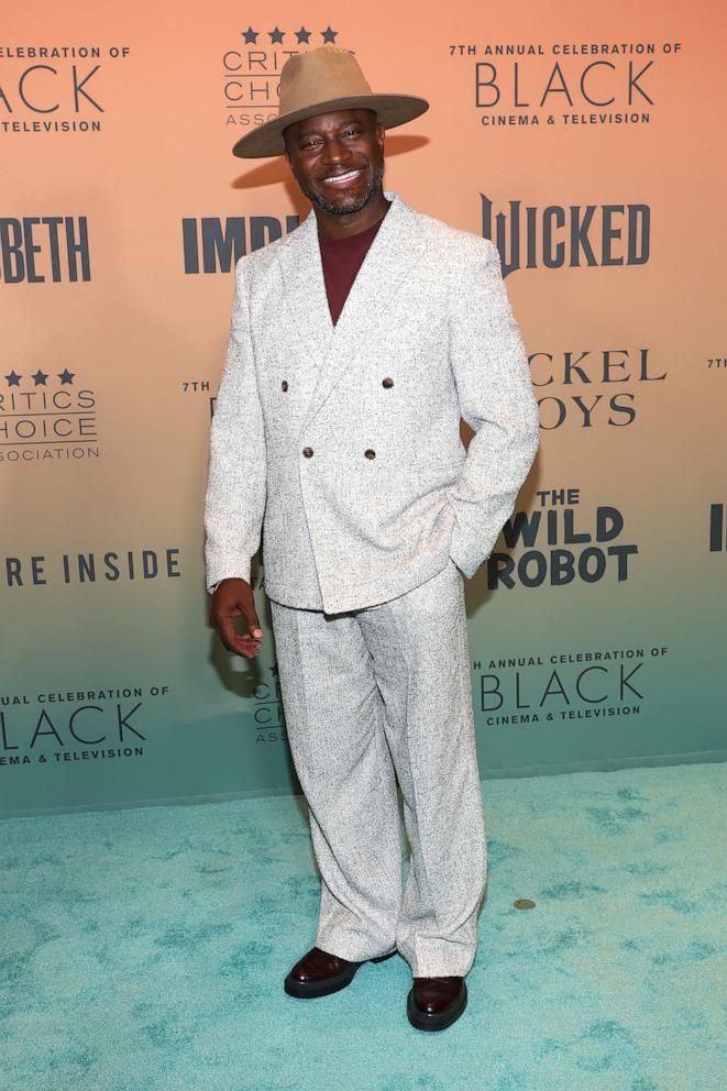 PHOTO: Taye Diggs attends the Critics Choice Association's 7th Annual Celebration Of Black Cinema And Television at Fairmont Century Plaza on Dec. 9, 2024 in Los Angeles.