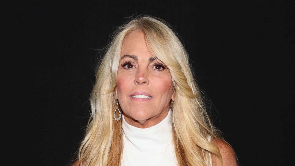 PHOTO: Dina Lohan poses backstage during New York Fashion Week on Sept. 7, 2018, in New York City.