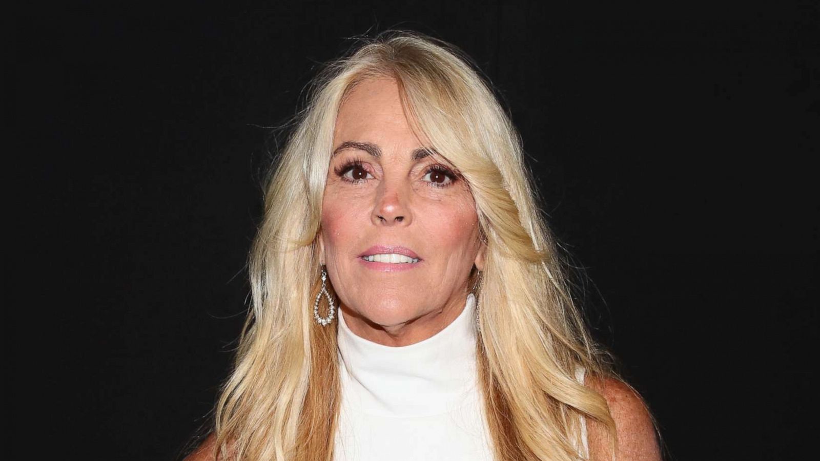 PHOTO: Dina Lohan poses backstage during New York Fashion Week on Sept. 7, 2018, in New York City.