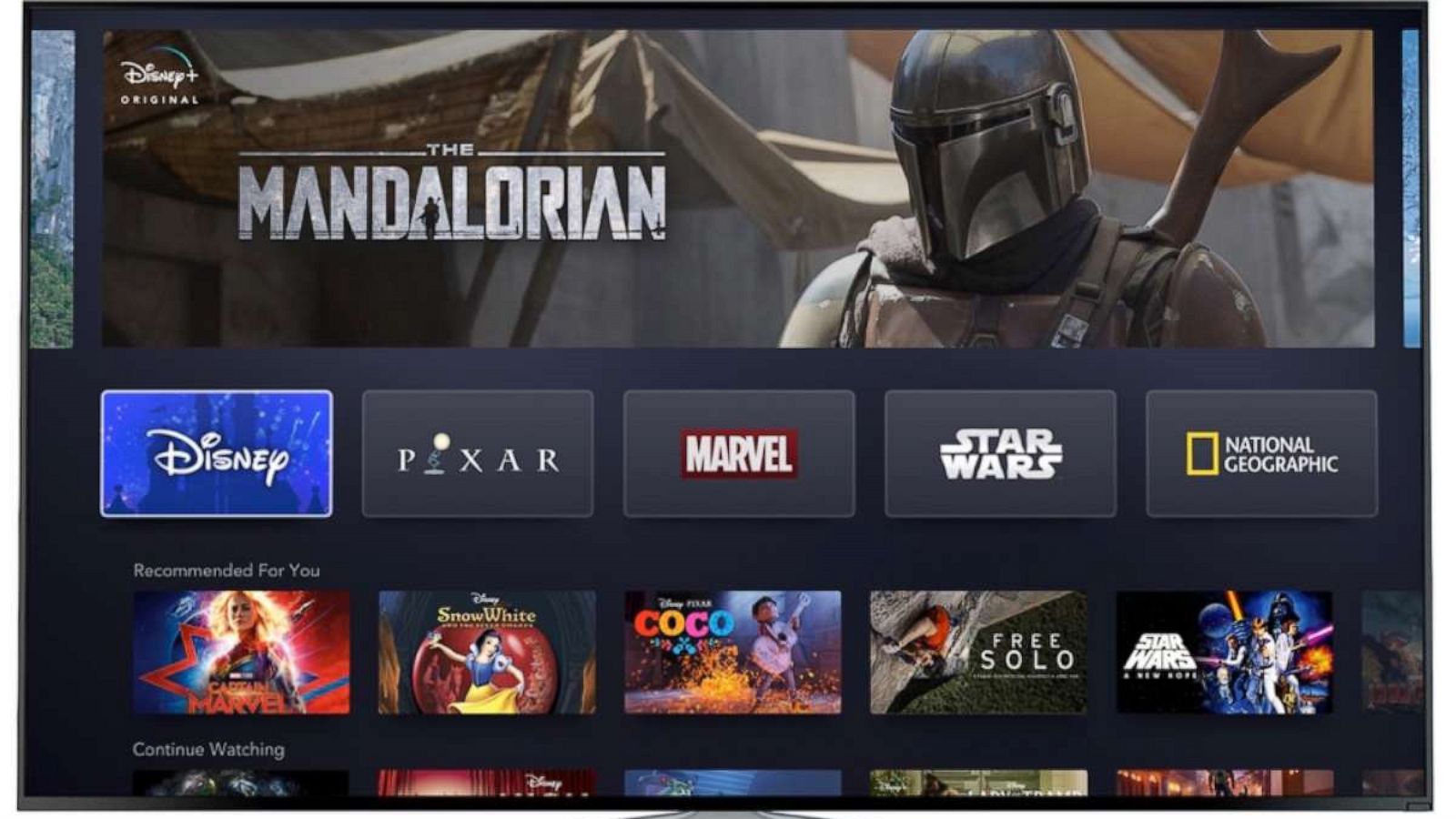 PHOTO: Disney unveiled a first look at their new Disney Plus streaming service.