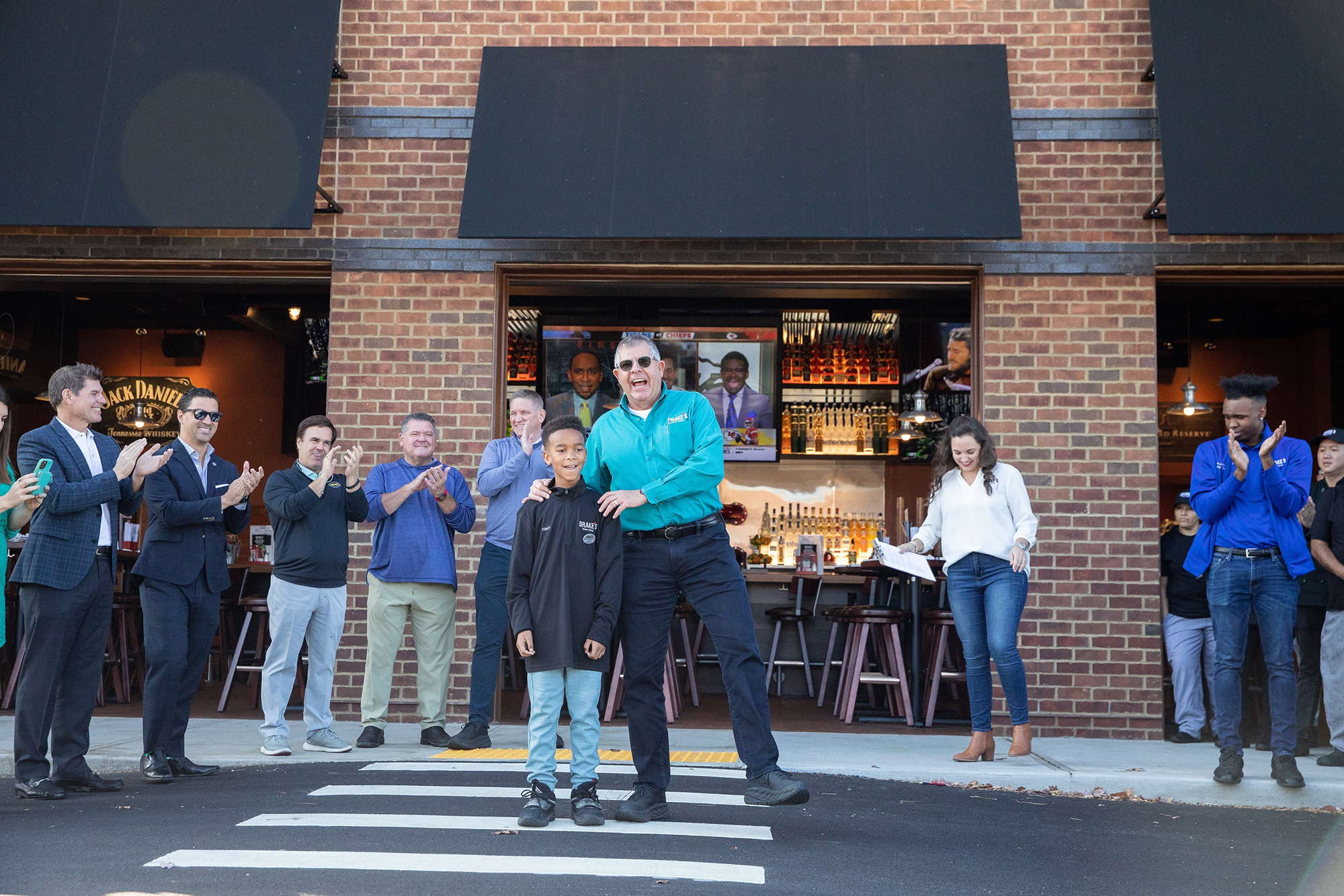 PHOTO:  Nash, 8, was welcomed at Drake's restaurant in Lexington, Kentucky after he caught the staff's attention by applying for a job at their new Leestown location.