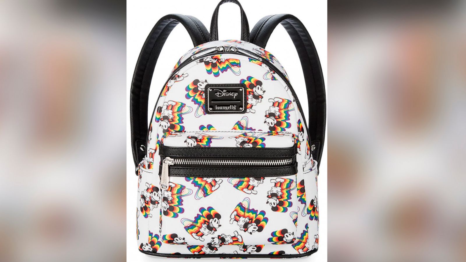 Mickey mouse rainbow 2024 mini backpack by loungefly