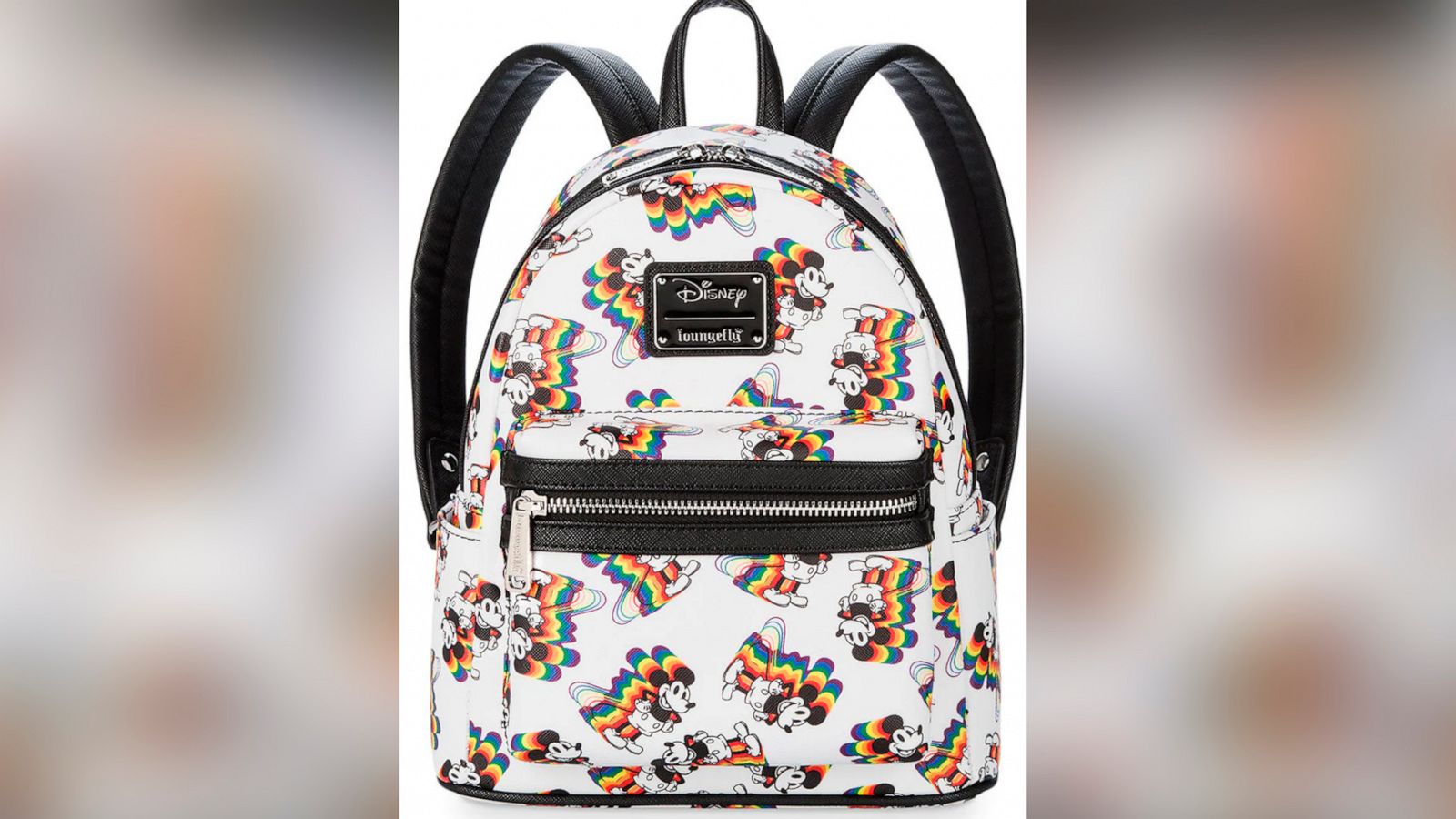 PHOTO: Mickey Mouse Rainbow Mini Backpack by Loungefly