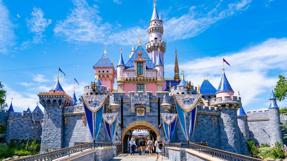 Sleeping Beauty Castle at Disneyland on June 6, 2021 in Anaheim, Calif.