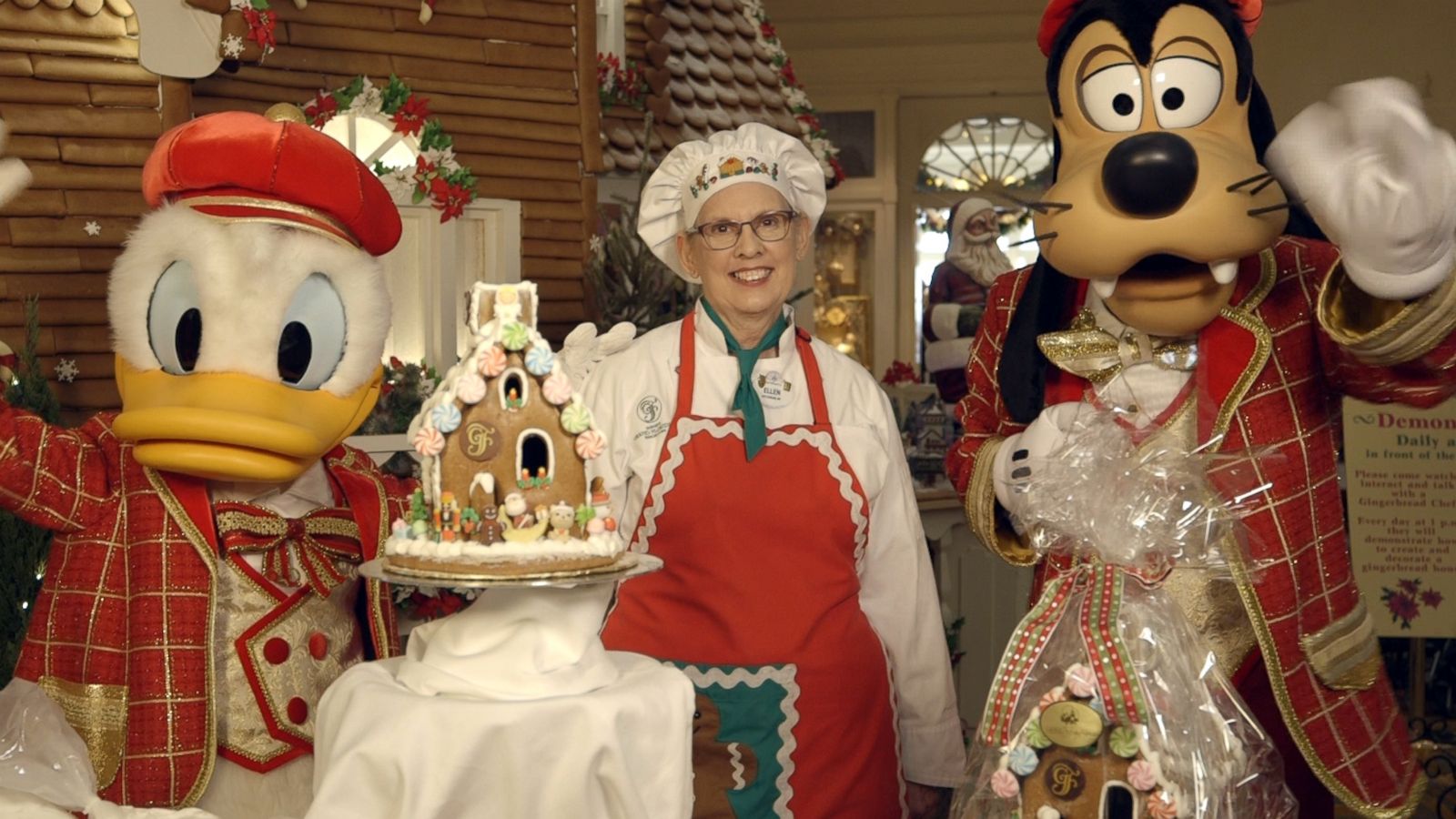 PHOTO: Ellen DiGiovanni, known as 'Disney's Gingerbread Lady' decorates gingerbread houses at Walt Disney World's Grand Floridian Resort and Spa in Orlando, Fla., December 2018.