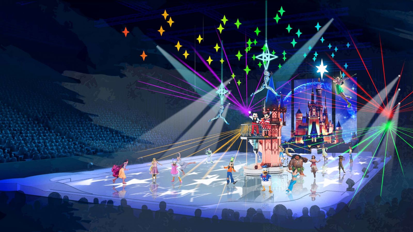 PHOTO: Exclusive renderings of the all-new “Disney On Ice” show.