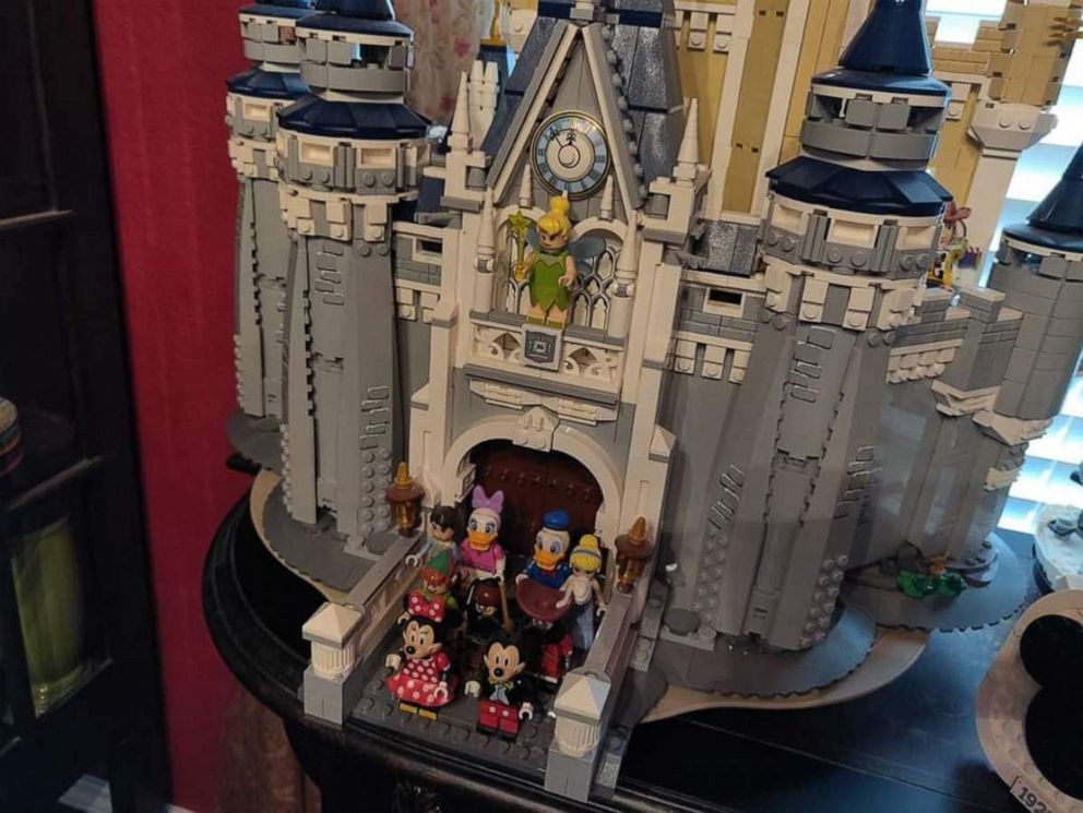 PHOTO: John Daugherty spent over 300 hours building the happiest place on earth out of LEGOs.