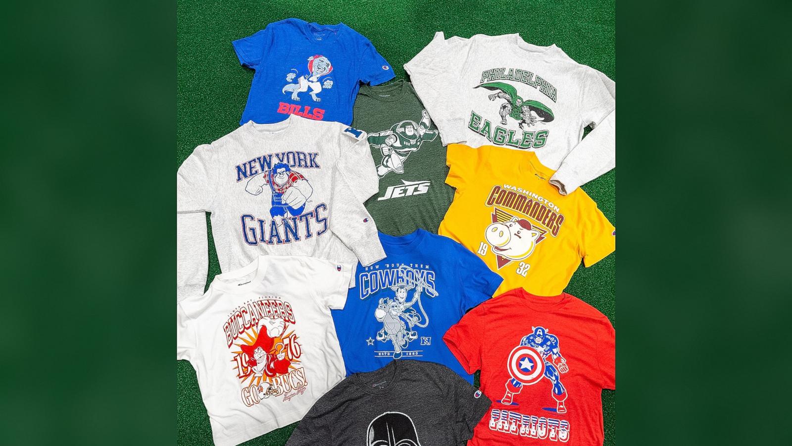 PHOTO: The Disney/Champion NFL Collection was unveiled at Fanatics Fest NYC, July 16, 2026.