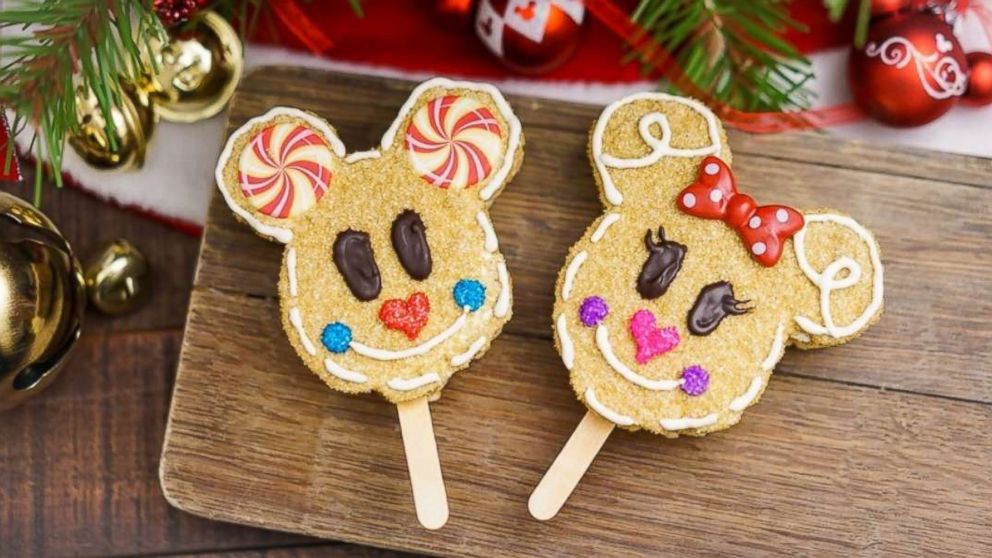 PHOTO: Gingerbread Mickey and Minnie Crispy Treats for holidays at Disneyland Resort. 