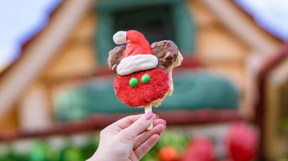 PHOTO: Santa Mickey Crispy Treat for Holidays at Disneyland Resort.