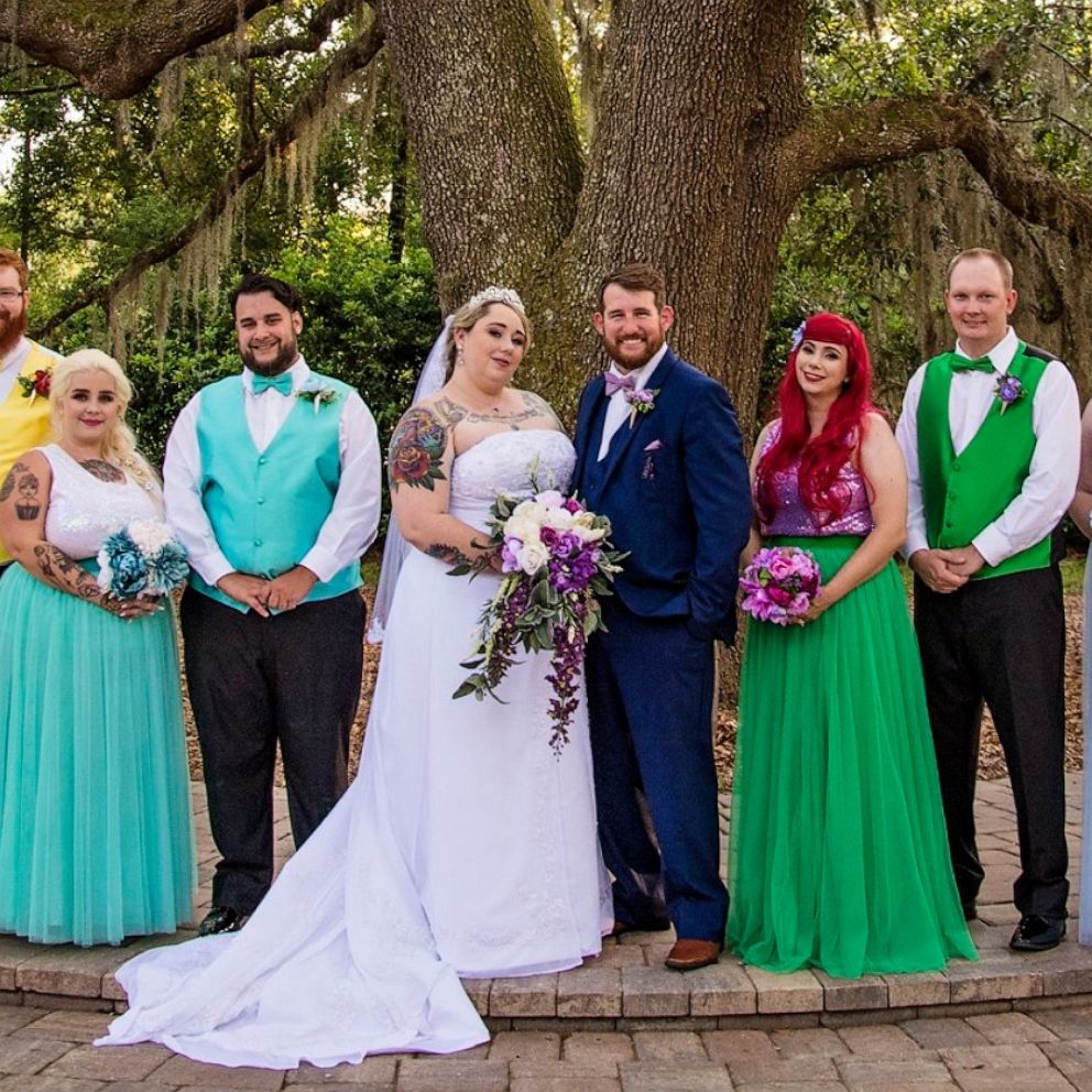 VIDEO: Couple ties knot in magical Disney-themed wedding 
