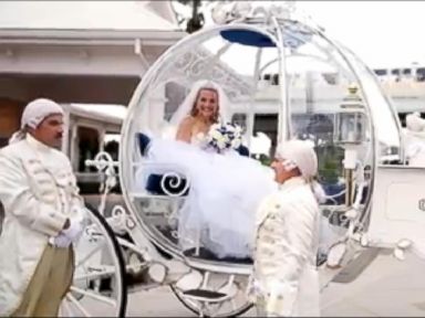 VIDEO: Watch her achieve her lifelong dream of walking down the aisle.