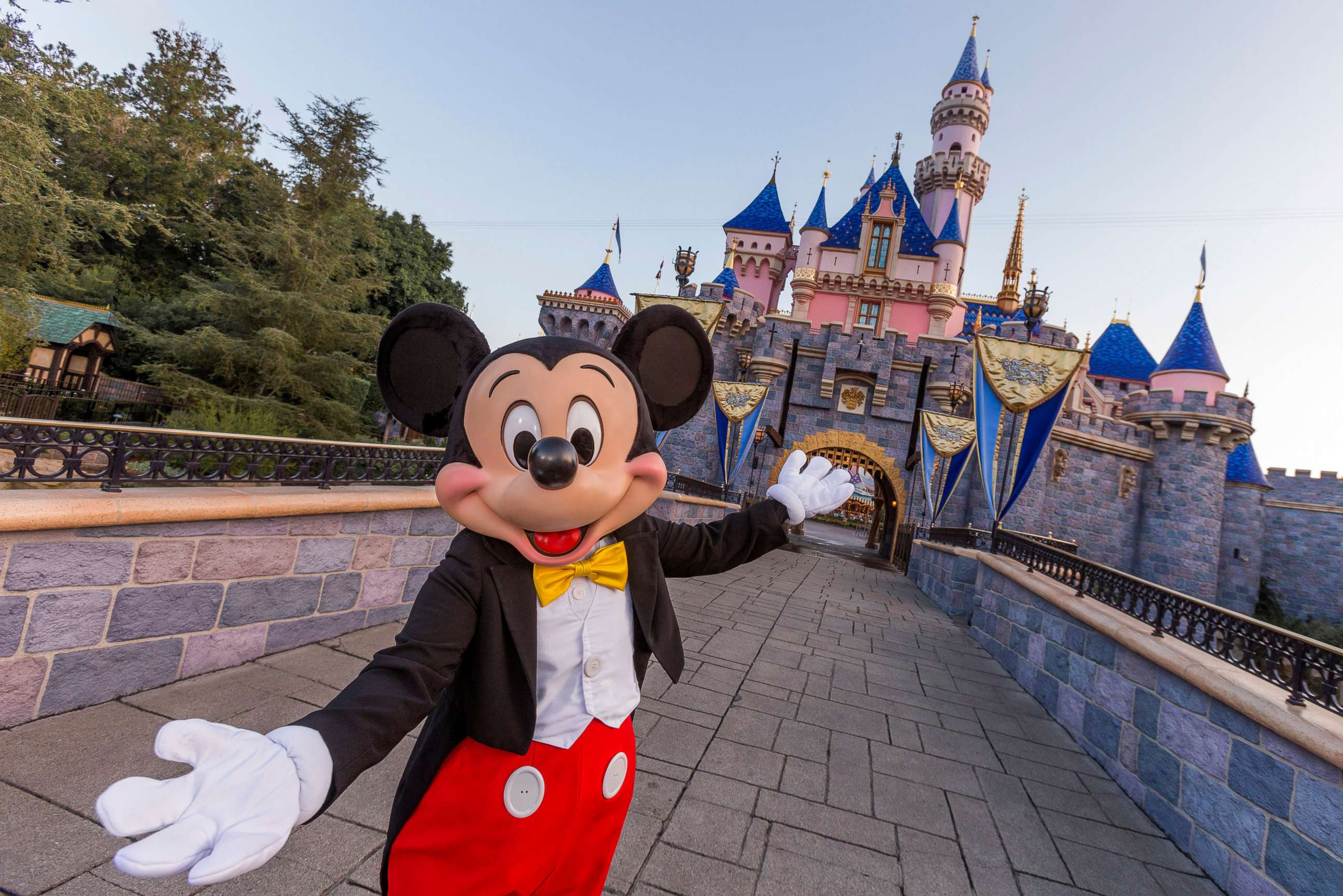 PHOTO: Magic returns to Disneyland Resort in Anaheim, Calif., as the theme parks plan to reopen April 30, 2021.