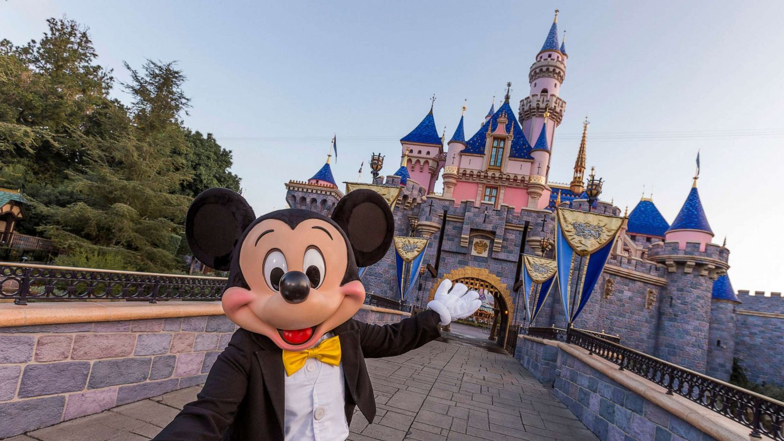 PHOTO: Magic returns to Disneyland Resort in Anaheim, Calif., as the theme parks plan to reopen April 30, 2021.