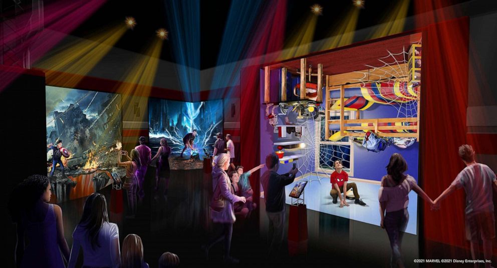 PHOTO: Disneyland Paris reopened with new attractions like Cars Road Trip and Disney's Hotel New York-The Art of Marvel on June 17, 2021.