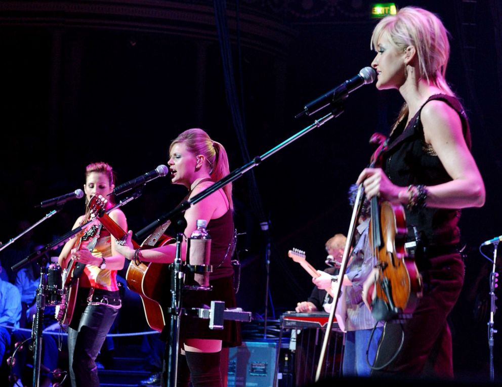 PHOTO: Dixie Chicks perform live at Royal Albert Hall in 2003.
