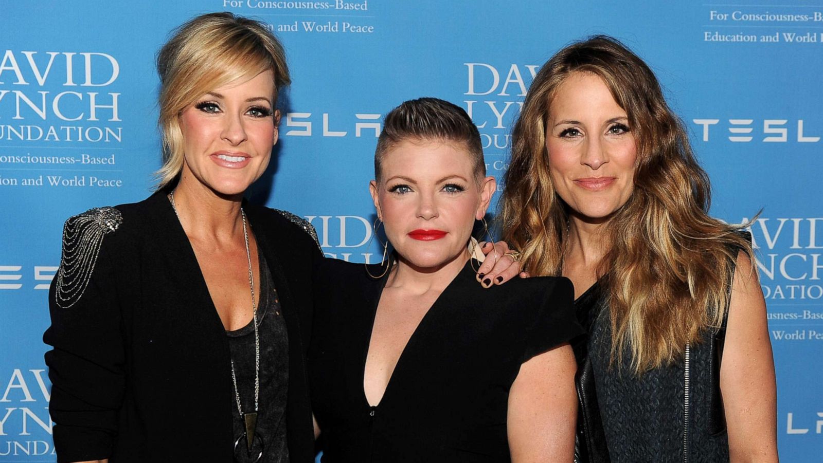 PHOTO: Martie Maguire, Natalie Maines and Emily Robison of the Dixie Chicks arrive at the David Lynch Foundation Gala, Feb. 27, 2014, in Beverly Hills, Calif.