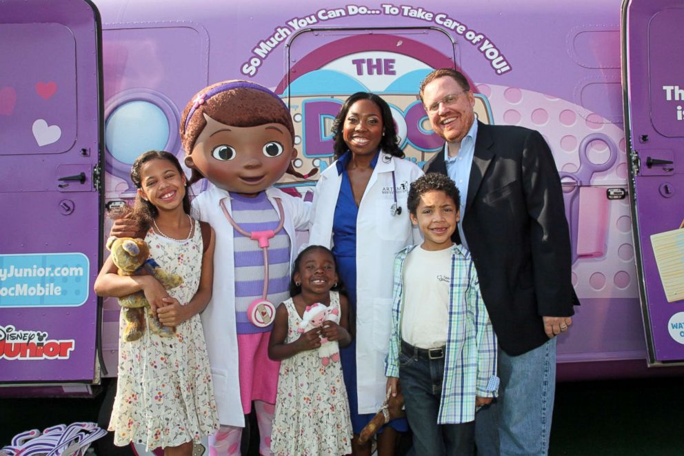 PHOTO: Dallas/Fort-Worth-based emergency room physician and Artemis Medical Society founding member Dr. Myiesha Taylor and 15 of her colleagues made a stop at the Fort Worth Museum of Science and History on Sept. 6, 2013. 