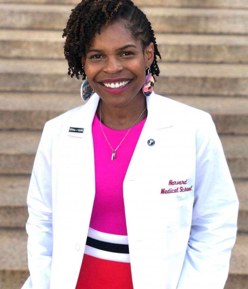 LaShyra "Lash" Nolen, who was named the first Black female class president at Harvard Medical School last September, uses her platform to raise awareness on issues of racial equity and social justice within the the medical field. PHOTO: 