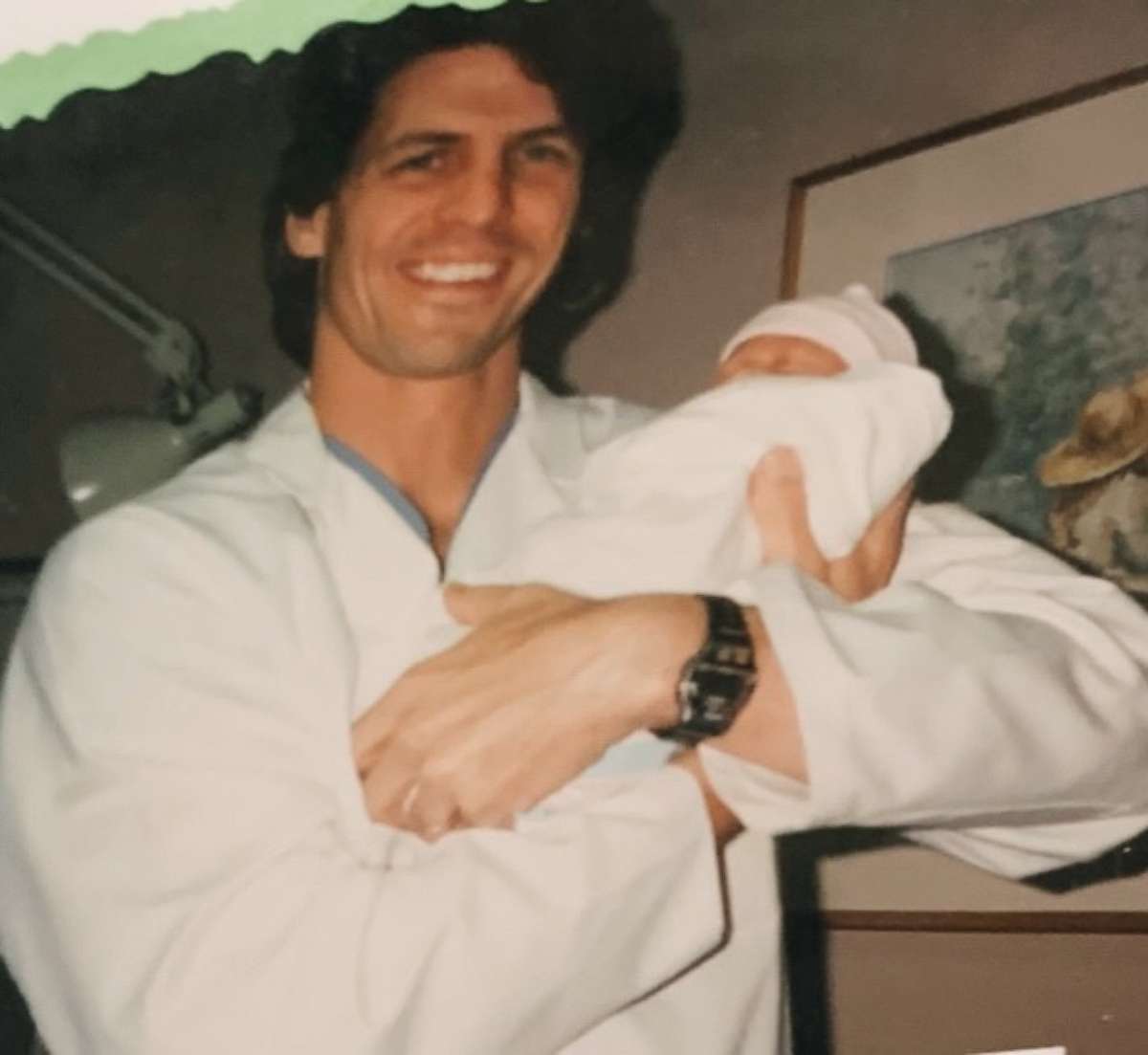 PHOTO: Dr. Bryan Cox of Methodist Hospital in San Antonio, Texas, delivered Lauren Cortez on March 23, 1995. All came full-circle when Cox delivered Cortez's son, Logan James, who was born July 26, weighing 6 pounds, 1 ounce.