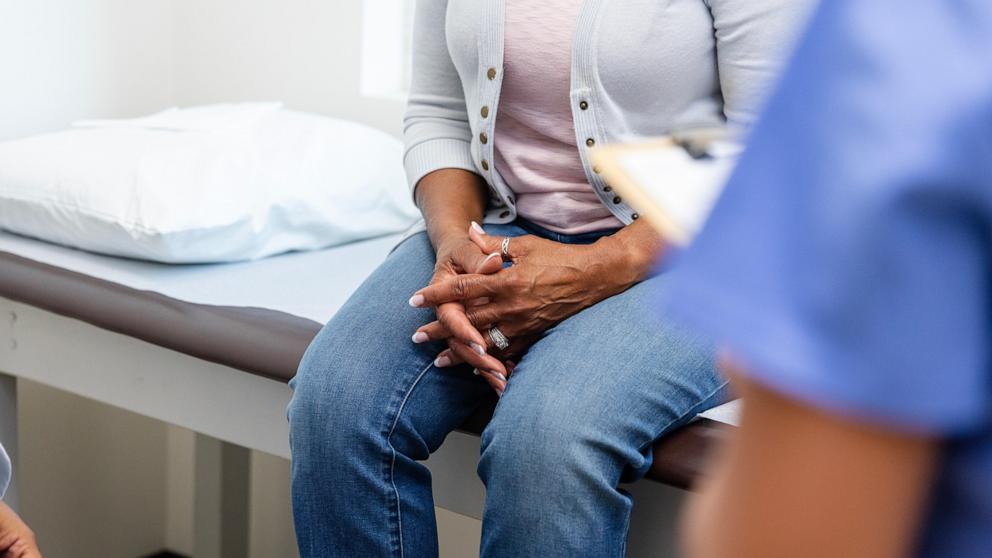 PHOTO: A woman patient at a doctor's office in an undated stock photo. 