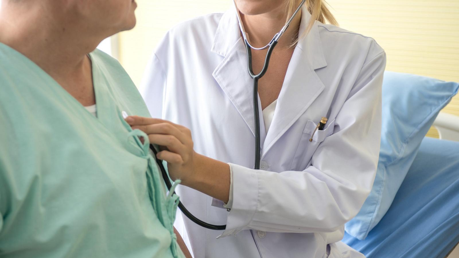 PHOTO: A doctor checks a patient in an undated stock photo.