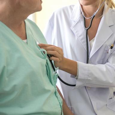 PHOTO: A doctor checks a patient in an undated stock photo. 