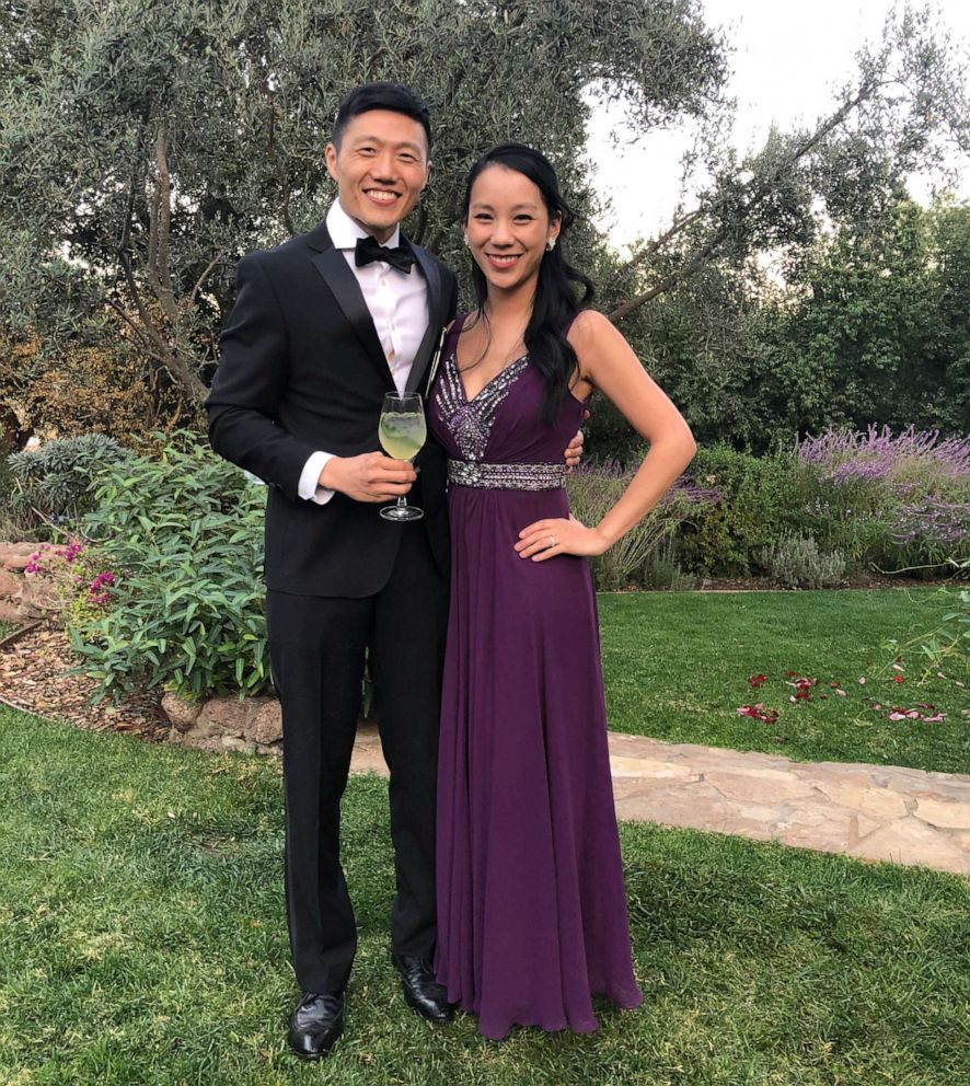 PHOTO: Doctors, Peggy Ji and James Ji, pictured in an undated handout photo, have been balancing family life and COVID-19 patients while raising a 1-year-old daughter in Los Angeles.