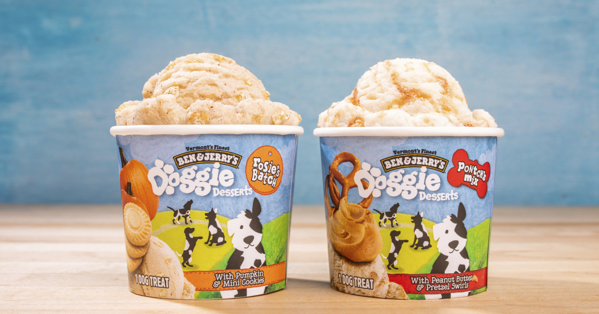 PHOTO: Ben & Jerry's introduced its first-ever line of frozen dog treats, which will be sold in 4-ounce cups, and hit U.S. groceries and pet stores later this month.
