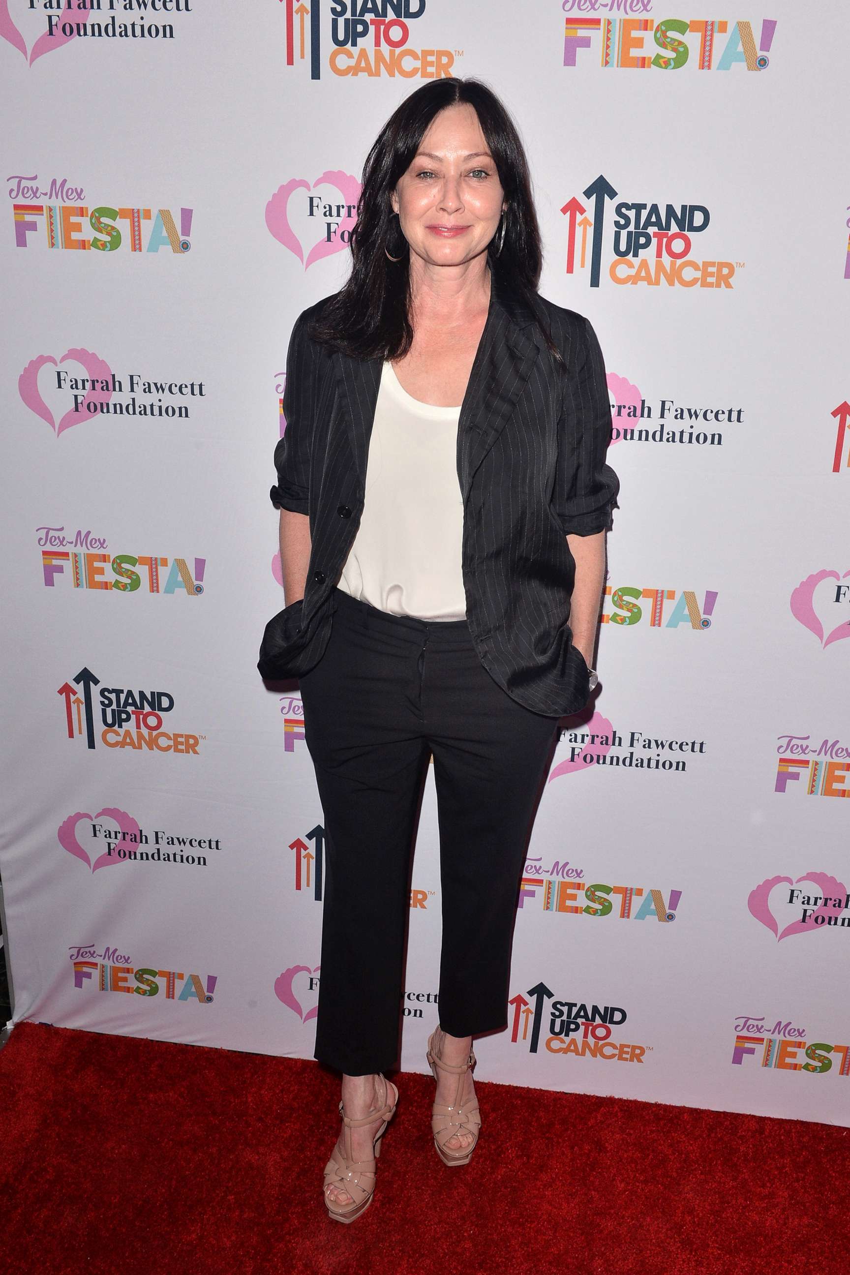 PHOTO: Shannen Doherty arrives for an event on Sept. 6, 2019, in Beverly Hills, Calif.