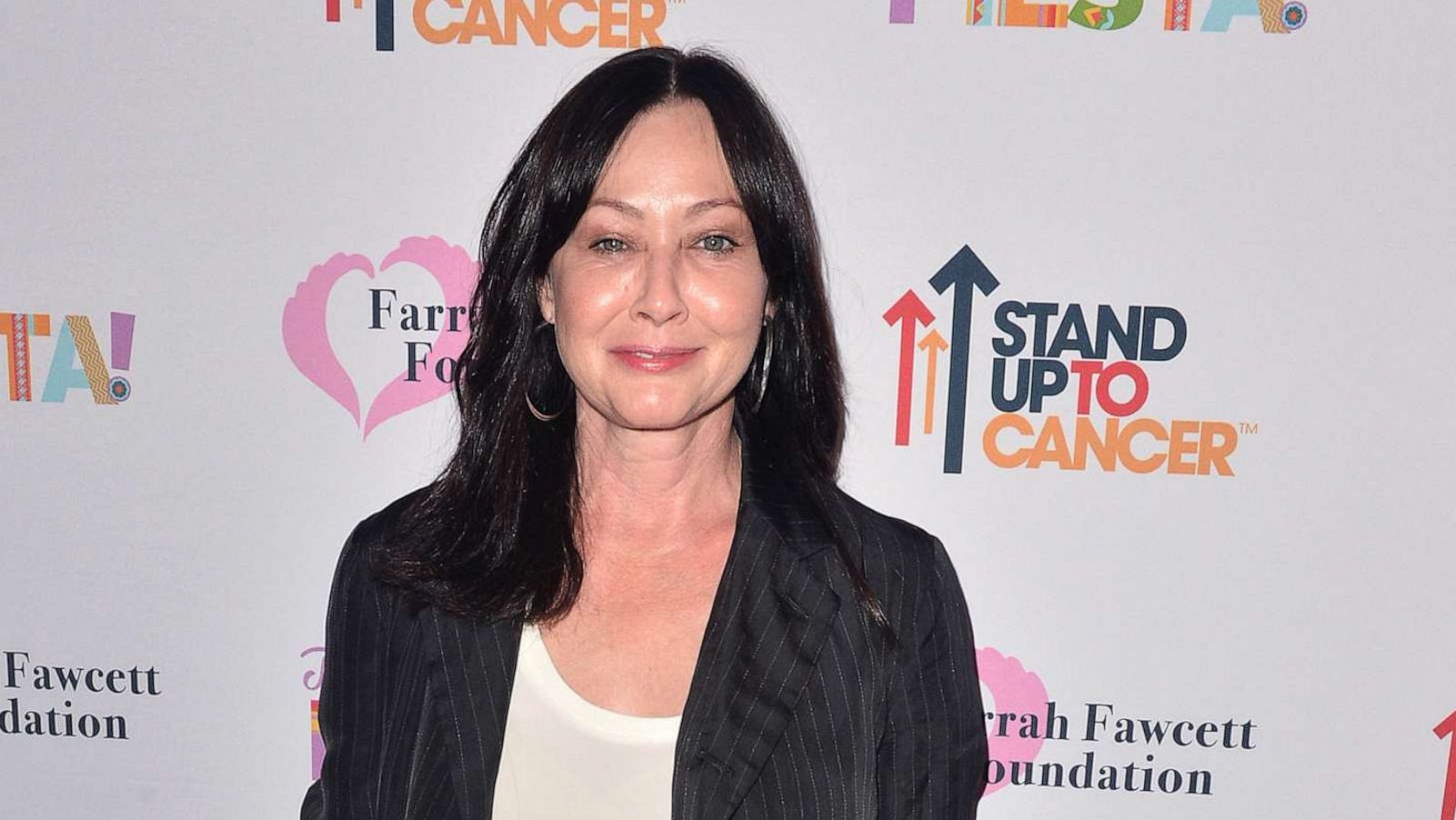 PHOTO: Shannen Doherty arrives for an event on Sept. 6, 2019, in Beverly Hills, Calif.