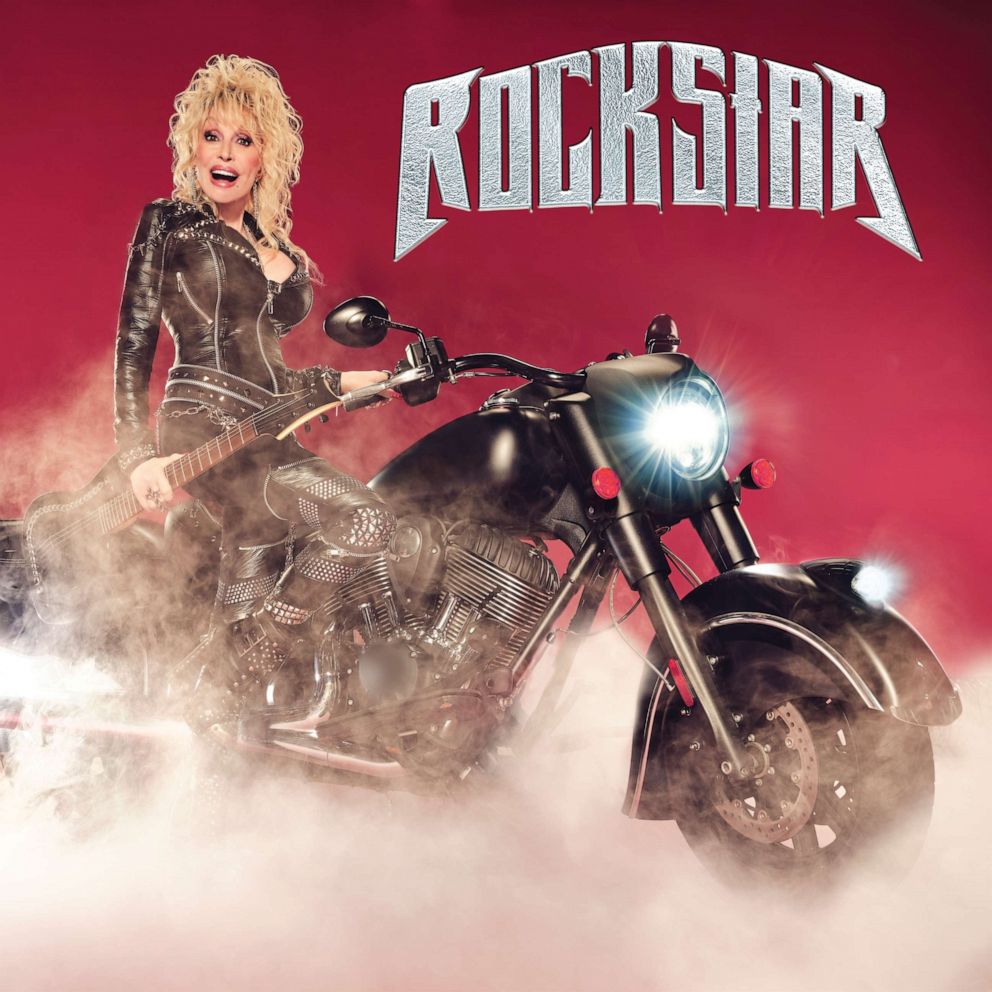 PHOTO: One of the album covers for Dolly Parton's new album "ROCKSTAR," 2023.