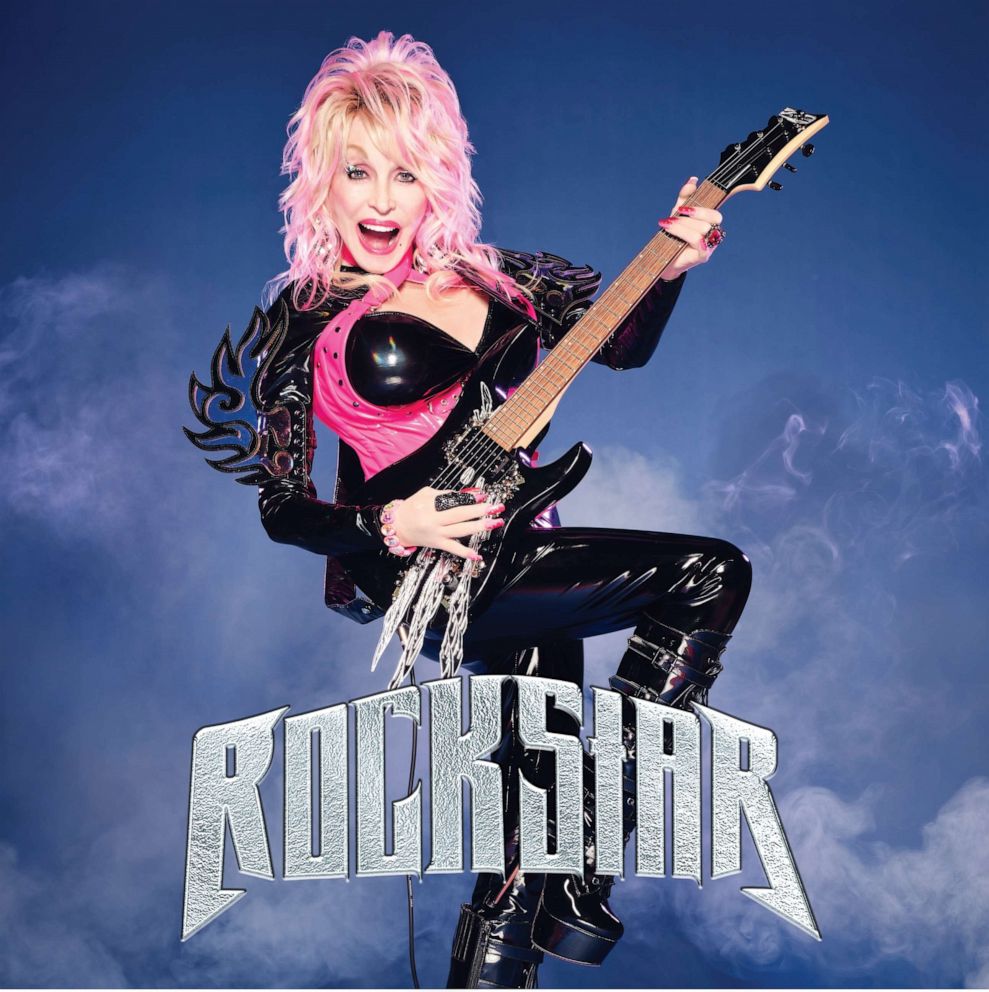 PHOTO: One of the album covers for Dolly Parton's new album "ROCKSTAR," 2023.