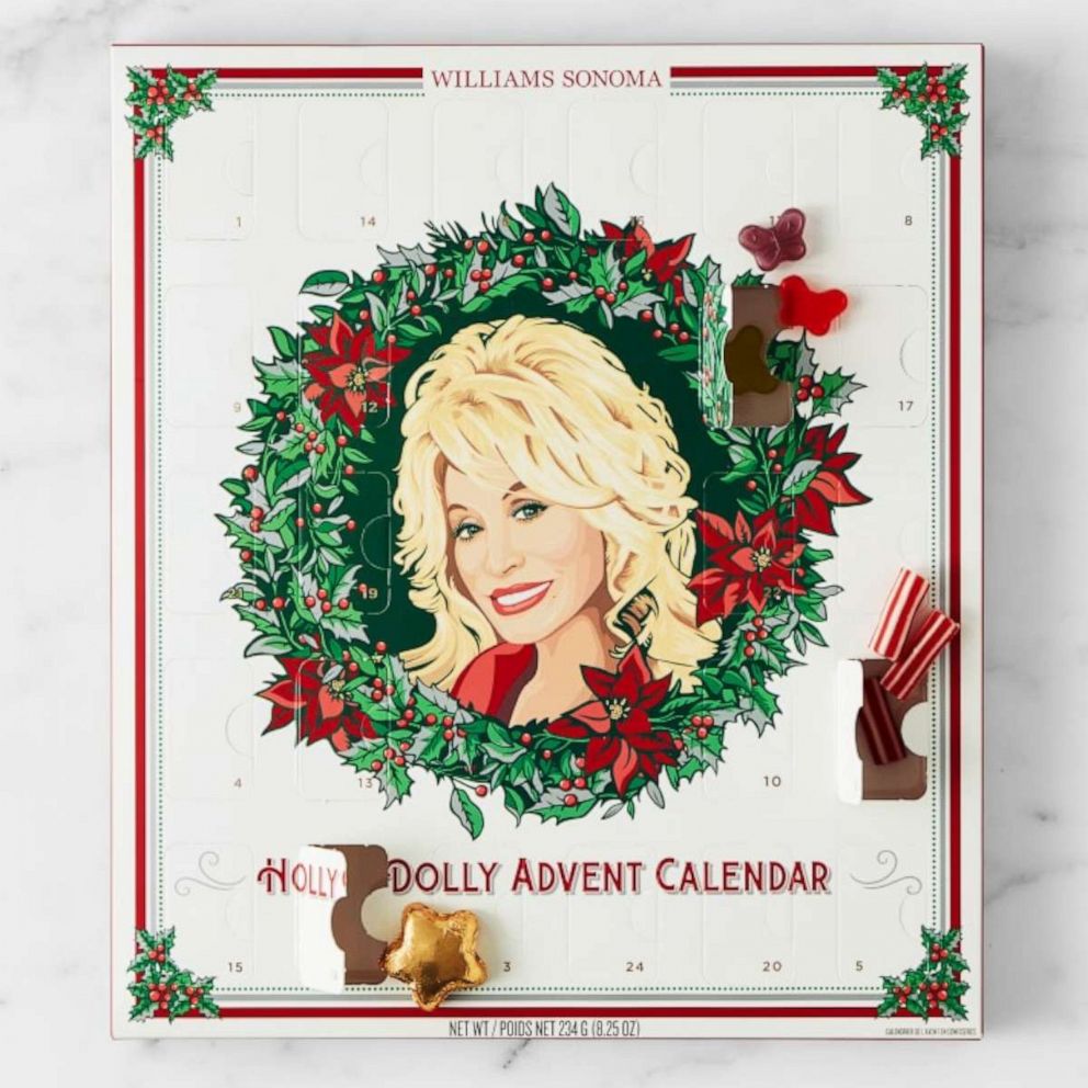 PHOTO: William Sonoma's Dolly Parton Advent Calendar.