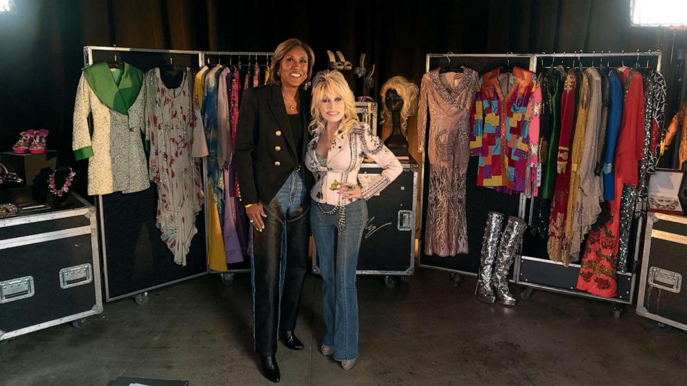 Dolly Parton talks gaining confidence through her style, interests in  launching cosmetics and wigs lines - Good Morning America