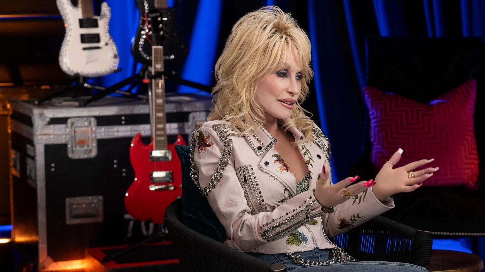 PHOTO: Dolly Parton appears in this image from her interview with Robin Roberts.